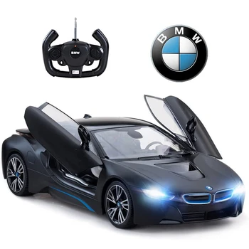 BMW i8 Колата RC 1:14 Мащаб Дистанционно Управление Играчка Радиоуправляемая Модел Автомобил Auto Отворете Вратата на Машината е Подарък за Деца Възрастни Rastar