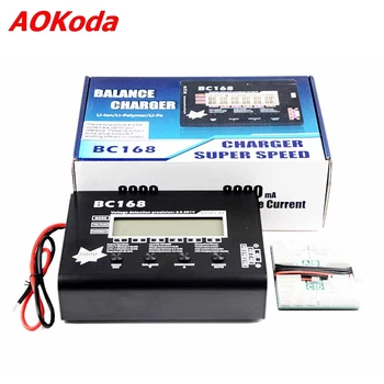 AOK BC168 1-6 S 8A 200 W 8000 мА Ток Интелигентен LCD Дисплей Баланс на зареждане/Разреждане Lipo/Литиева Батерия За Радиоуправляемой Модели